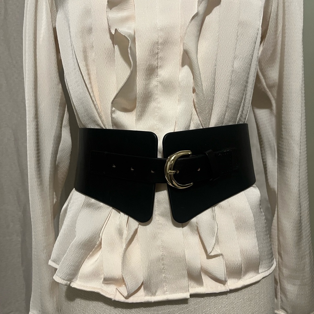 Wide Leather Belt